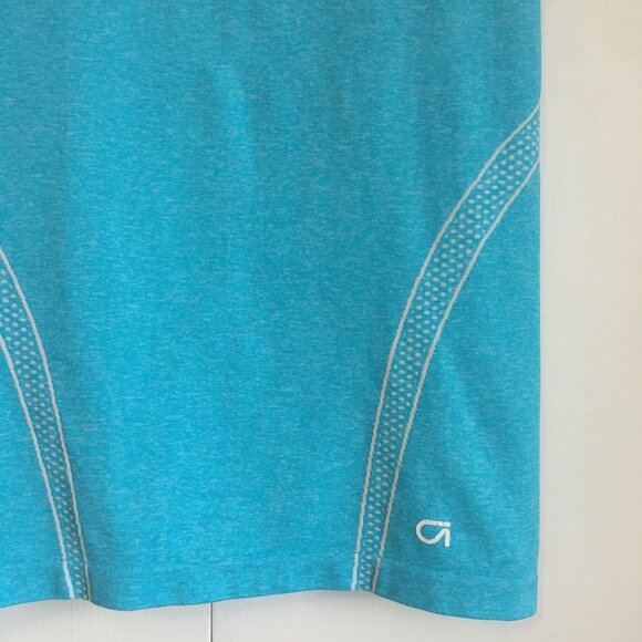 Gapfit Retro Ocean Blue Stretchy Soft Breathe Tank Top - Picture 5 of 16